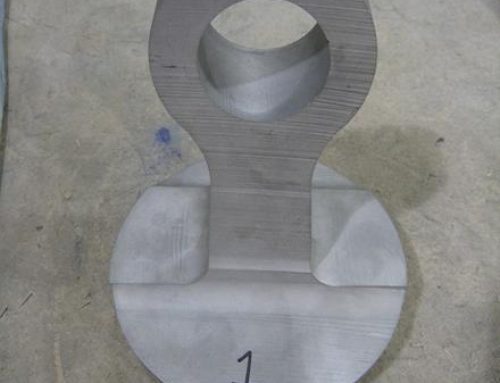 Waterjet cutting round bar