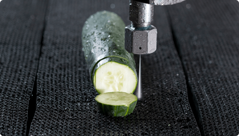 Waterjet Cutting Food with VICHOR Waterjet Cutting Machine