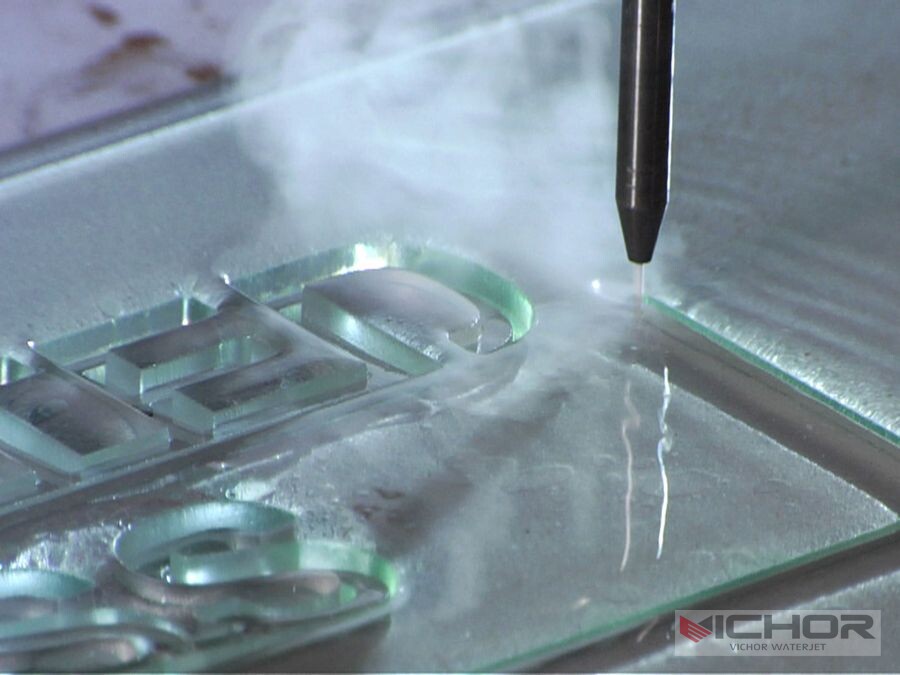 Waterjet Cutting Glass