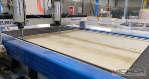 water jet cutting stainless steel sheet